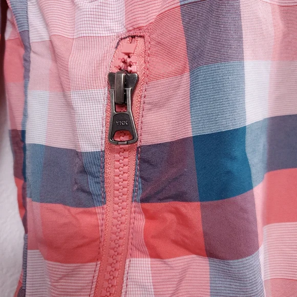 Columbia Sportswear Pink/Blue Plaid Windbreaker Jacket - Picture 3 of 9